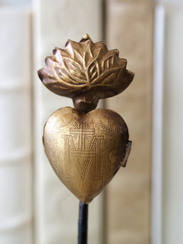 Ex-Voto Sacred Heart Replica on Stand