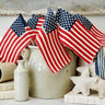 Handmade American Flags, Set of 3