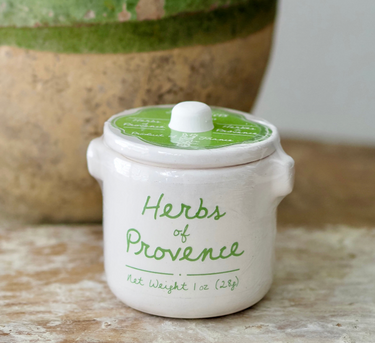 Sealed Herbes de Provence in Ceramic Crock, Aux Anysetiers du Roy