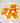 Set of 3 Vintage Murano Hand-Blown Glass Candy Corn