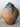 Side view showing handle fo Antique Italian Green Glaze Terracotta Anfora Pottery 

